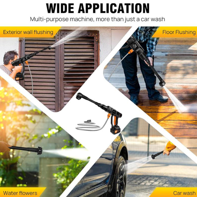 Portable Battery-Powered Car Wash Gun