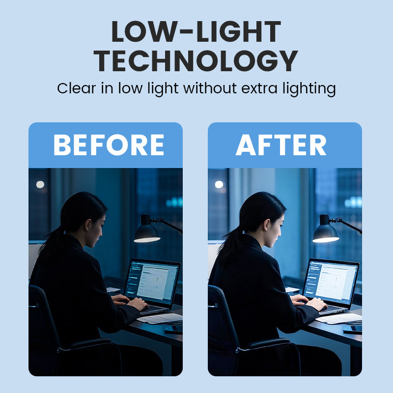 🔥HOT SALE📹 120° ultra-wide angle + 4K HD | Plug-and-play camera, clear even in low light!