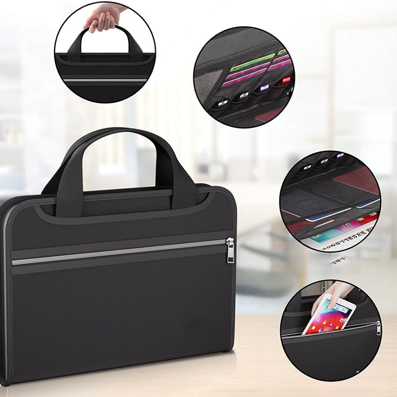 🔥Special Offer💼Fireproof Accordion File Folder with Handle