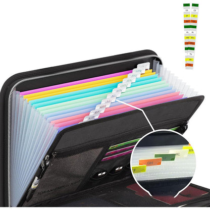 🔥Special Offer💼Fireproof Accordion File Folder with Handle