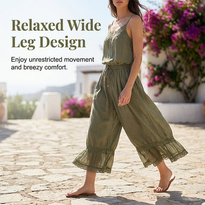 🎁New arrival 49% OFF💥 Women's Casual Lace Cami Jumpsuit