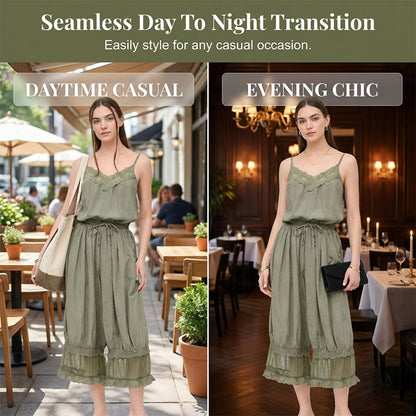 🎁New arrival 49% OFF💥 Women's Casual Lace Cami Jumpsuit