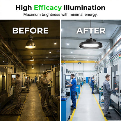 💡🏭 UFO LED High Bay Light – 100W, 160lm/W, 220V, for Industrial, Warehouse & Large Spaces 🏭✨