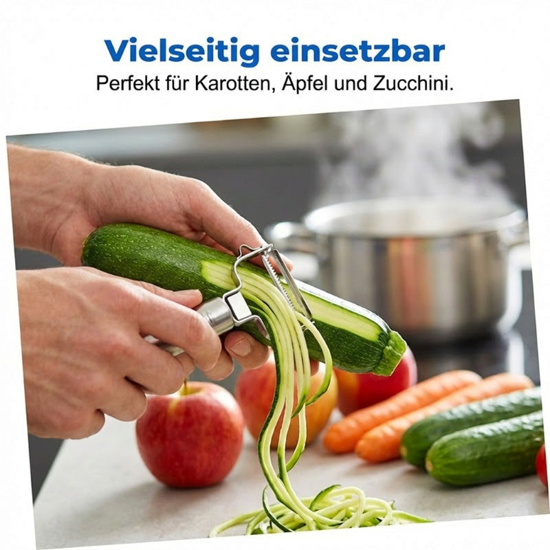Multi-Funktions-Sparschäler & Julienne-Schneider aus Edelstahl