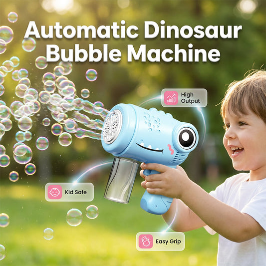 🔥 HOT SALE 49% OFF!! 🏆 Flash Sale ⚡Kids' Cute Dinosaur Bubble Machine Toy