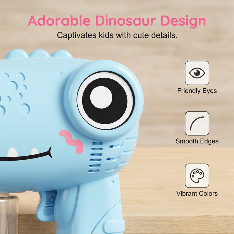 🔥 HOT SALE 49% OFF!! 🏆 Flash Sale ⚡Kids' Cute Dinosaur Bubble Machine Toy