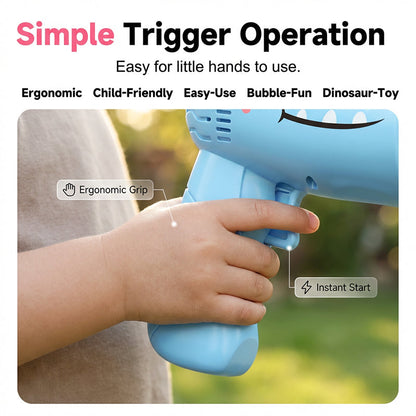 🔥 HOT SALE 49% OFF!! 🏆 Flash Sale ⚡Kids' Cute Dinosaur Bubble Machine Toy