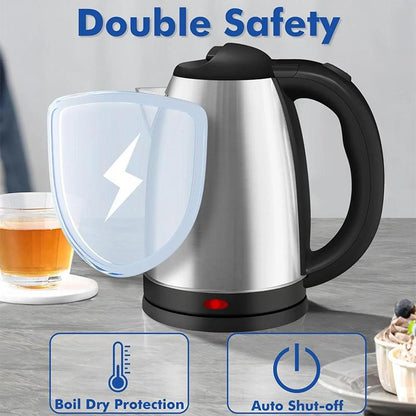 🔥 LAST DAY: 40% OFF!! 🏆 Flash Sale ⚡Large Capacity Electric Tea Kettle with All-Steel Interior