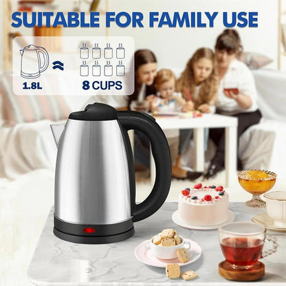 🔥 LAST DAY: 40% OFF!! 🏆 Flash Sale ⚡Large Capacity Electric Tea Kettle with All-Steel Interior