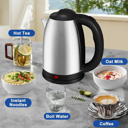 🔥 LAST DAY: 40% OFF!! 🏆 Flash Sale ⚡Large Capacity Electric Tea Kettle with All-Steel Interior