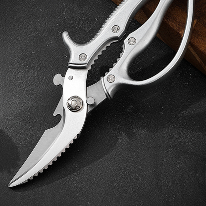 ✂️ LIMITED TIME 49% OFF! ⚡ Heavy-Duty Multifunction Kitchen Shears – 4-in-1 Tool with Fish Scaler, Bottle Opener & Safety Lock 🔪
