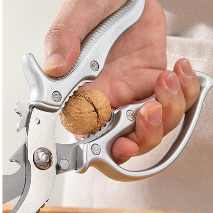 ✂️ LIMITED TIME 49% OFF! ⚡ Heavy-Duty Multifunction Kitchen Shears – 4-in-1 Tool with Fish Scaler, Bottle Opener & Safety Lock 🔪