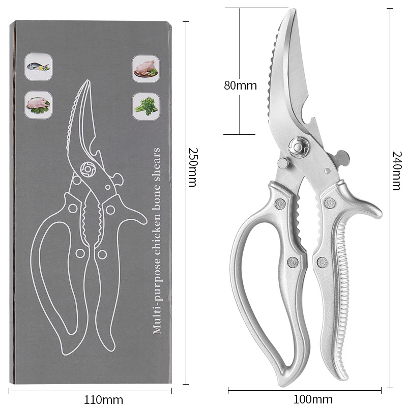 ✂️ LIMITED TIME 49% OFF! ⚡ Heavy-Duty Multifunction Kitchen Shears – 4-in-1 Tool with Fish Scaler, Bottle Opener & Safety Lock 🔪