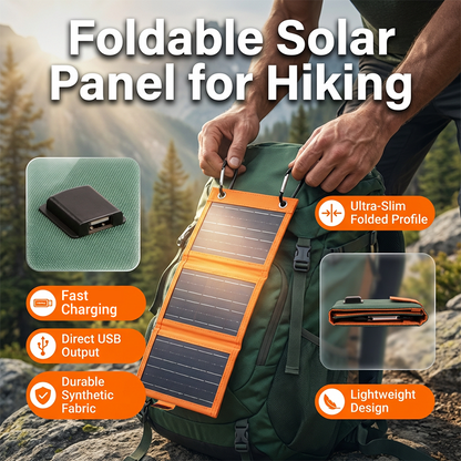 🥳2026 HOT SALE🥳💞49% OFF!✨ 💝Portable Solar Panel with USB Charging