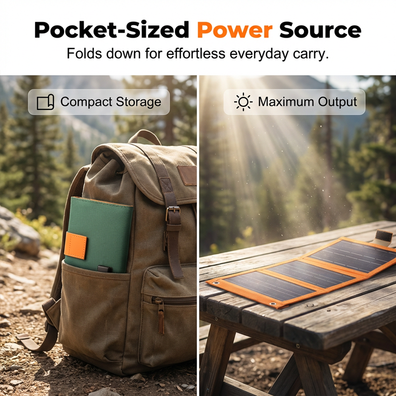 🥳2026 HOT SALE🥳💞49% OFF!✨ 💝Portable Solar Panel with USB Charging