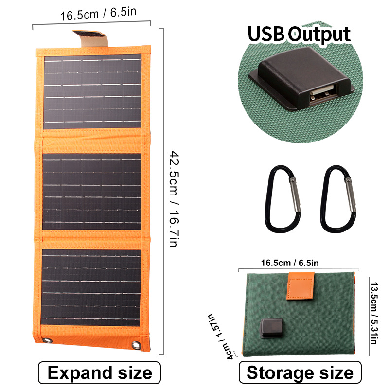 🥳2026 HOT SALE🥳💞49% OFF!✨ 💝Portable Solar Panel with USB Charging