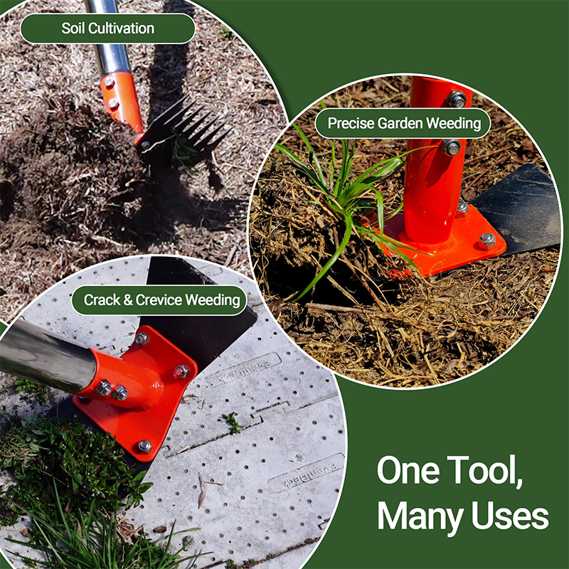 🔥40% OFF for a limited time🔥2-in-1 Garden Hoe and Rake with Long Handle