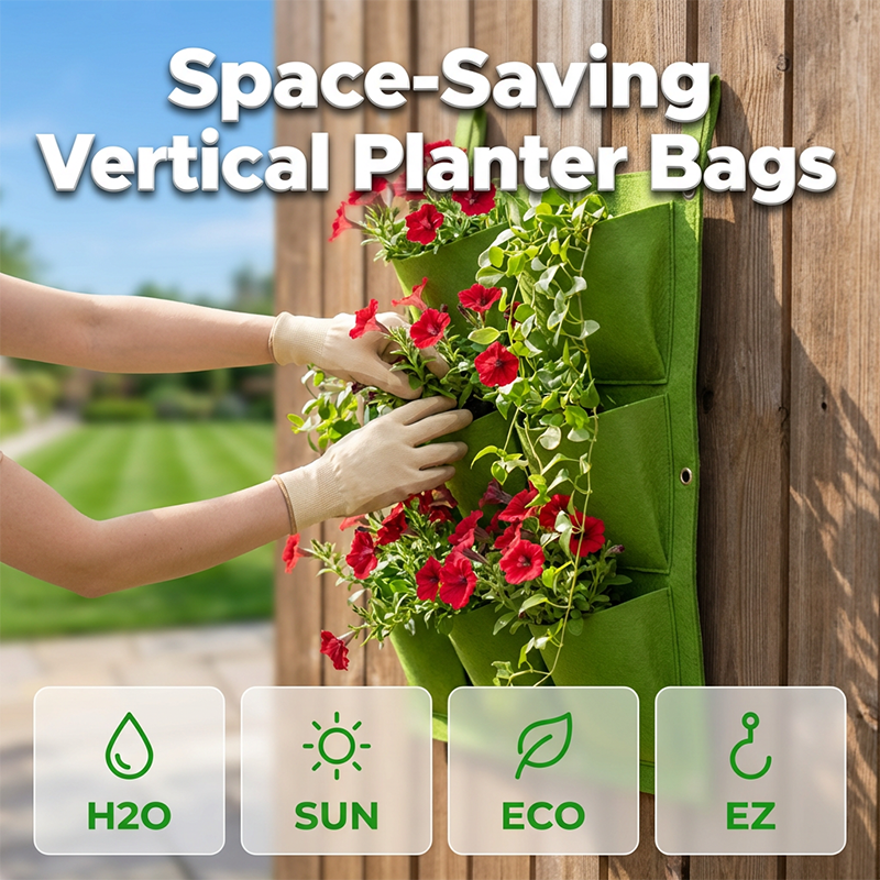 ⏳Limited-time 49% off⏰Space Saving Vertical Planter Bags🌿🌱
