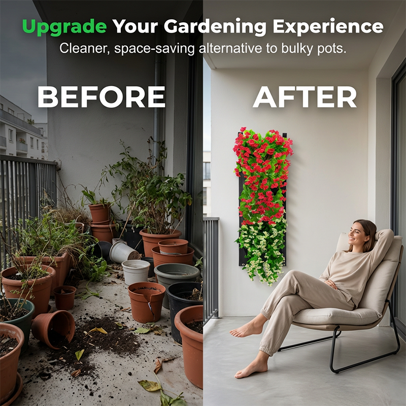 ⏳Limited-time 49% off⏰Space Saving Vertical Planter Bags🌿🌱