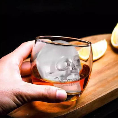 🥳2026 HOT SALE🥳💞50K+ SOLD!💥💀🧊 49% OFF! DIY Silicone Skull Ice Cube Tray – Giant slow-melt skull for whiskey, cocktails & more. Food-grade, BPA-free. Perfect for Halloween & parties. 🎃✨