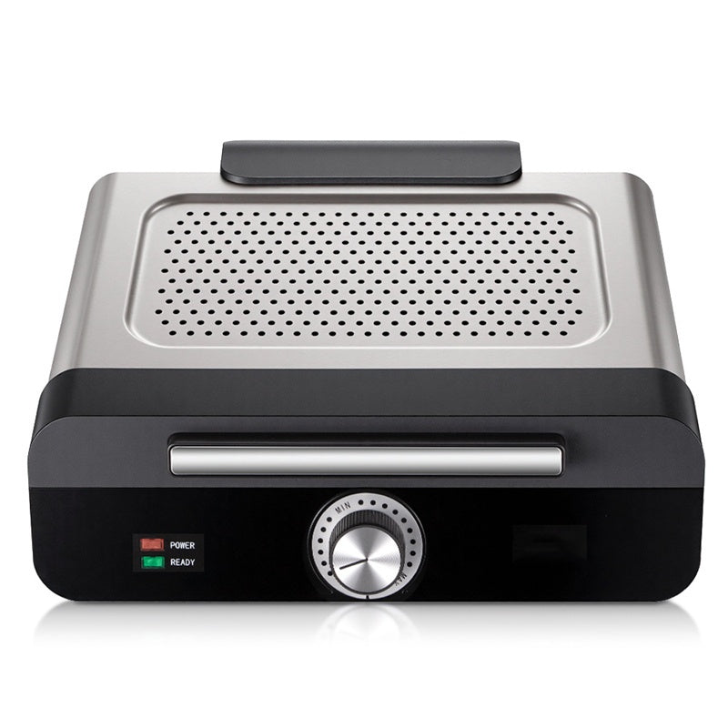 🔥Smoke-free barbecuing made easy!🍖✨2200W Smokeless Indoor Grill with Non-Stick Plate