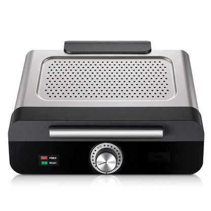 🔥Smoke-free barbecuing made easy!🍖✨2200W Smokeless Indoor Grill with Non-Stick Plate