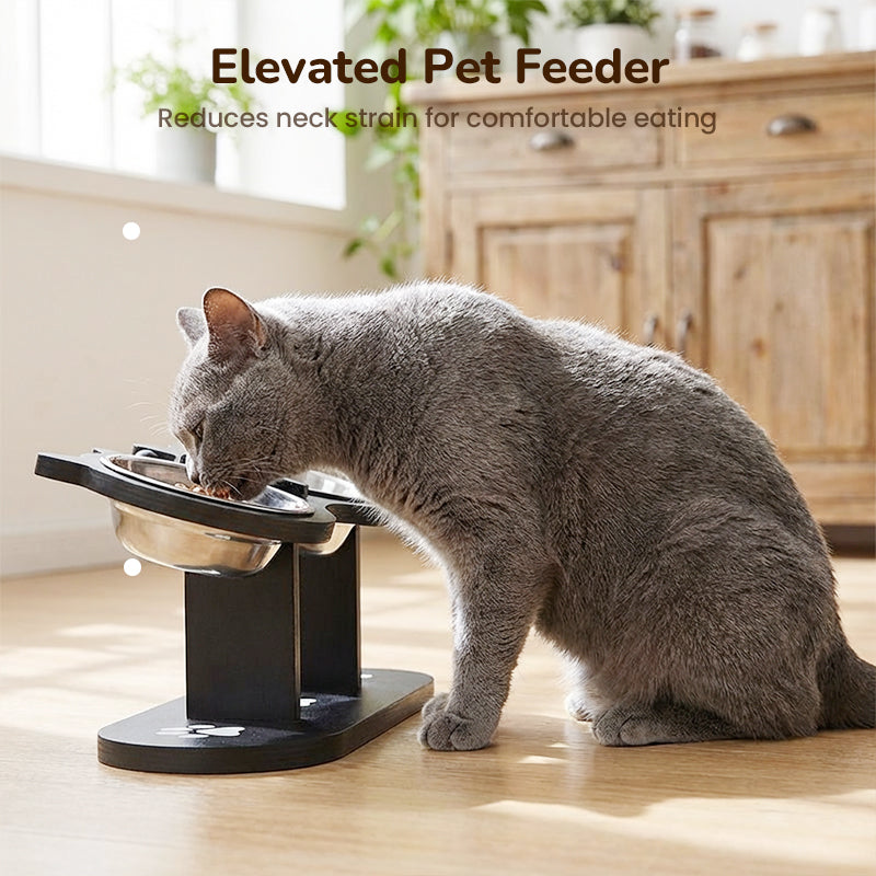 ⏳Time-Limited Special⏰Anti-Slip Elevated 3-Bowl Pet Feeder – Raised design, protects joints & 3 bowls – No more spills or sliding ✨