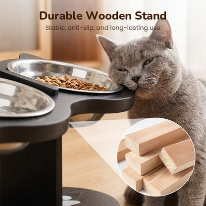 ⏳Time-Limited Special⏰Anti-Slip Elevated 3-Bowl Pet Feeder – Raised design, protects joints & 3 bowls – No more spills or sliding ✨