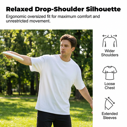 🔥HOT SALE👕Men's Heavyweight Oversized Drop-Shoulder T-Shirt