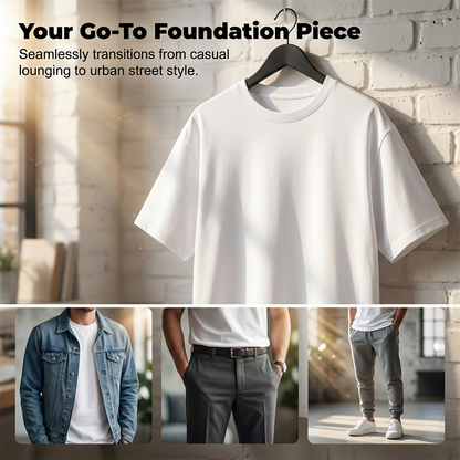 🔥HOT SALE👕Men's Heavyweight Oversized Drop-Shoulder T-Shirt
