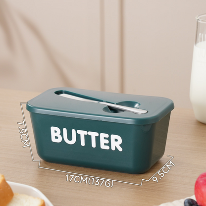 🚨BIG DISCOUNT!🔥Large Plastic Butter Dish With Lid & Knife