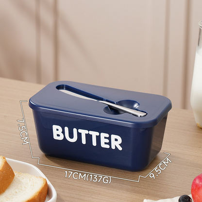 🚨BIG DISCOUNT!🔥Large Plastic Butter Dish With Lid & Knife