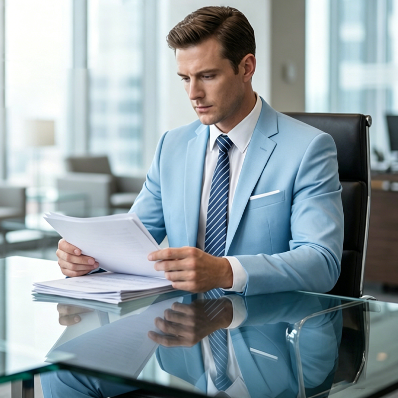 ✨👔49% OFF+FREE SHIPPING🔥Men's 2-piece modern fit business suit set