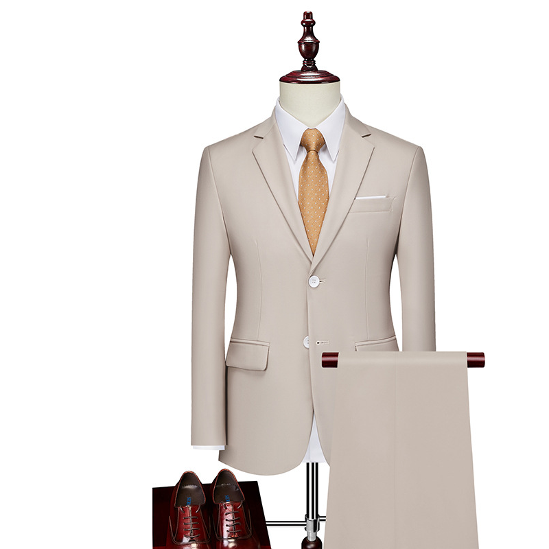 ✨👔49% OFF+FREE SHIPPING🔥Men's 2-piece modern fit business suit set