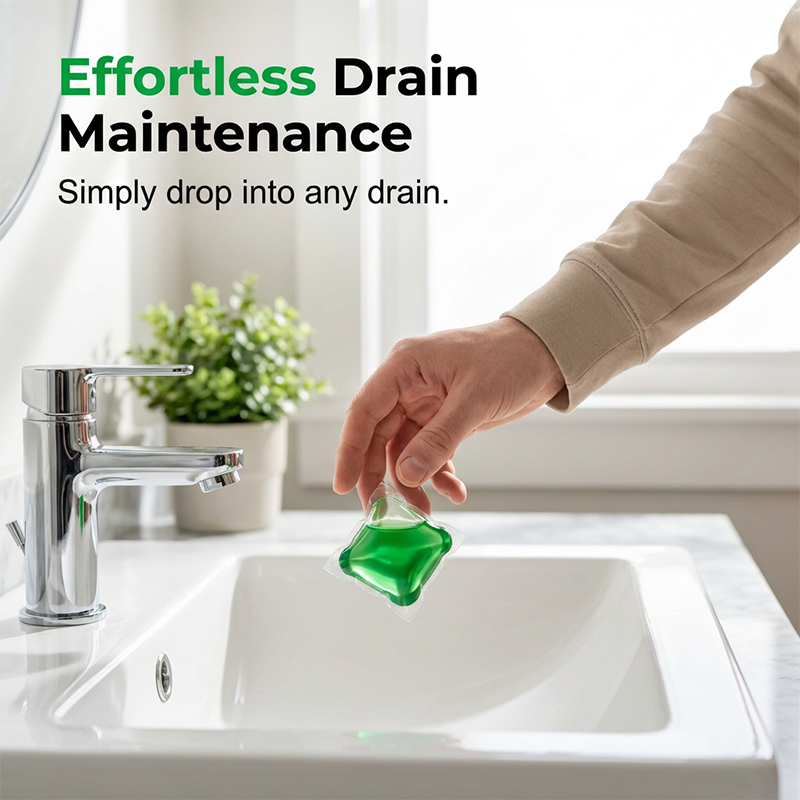 🥳2026 HOT SALE🥳💞78K+ SOLD!🏠💧Drain Deodorizer Pods – Bio‑enzyme formula neutralizes smells at the source. Instant fresh scent, no harsh chemicals. Say goodbye to embarrassing odours. 🚰✅