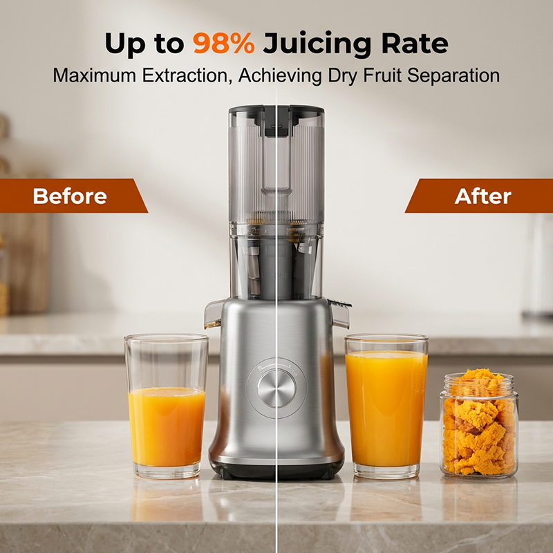 🔥2026 New Upgrade ＆ Hot Sale🔥110mm Wide Chute High-Yield Juicer