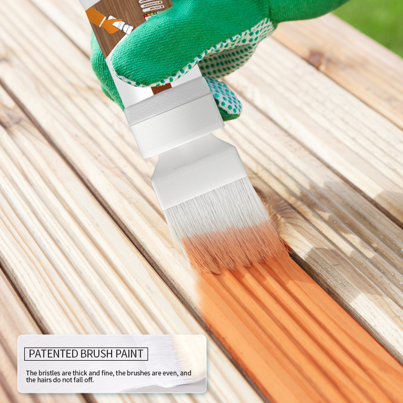 ⚡ 49% OFF FLASH SALE! 2-in-1 Wood Paint Brush – All-in-One, Water-Based, Easy Clean 🎨【Limited Time】