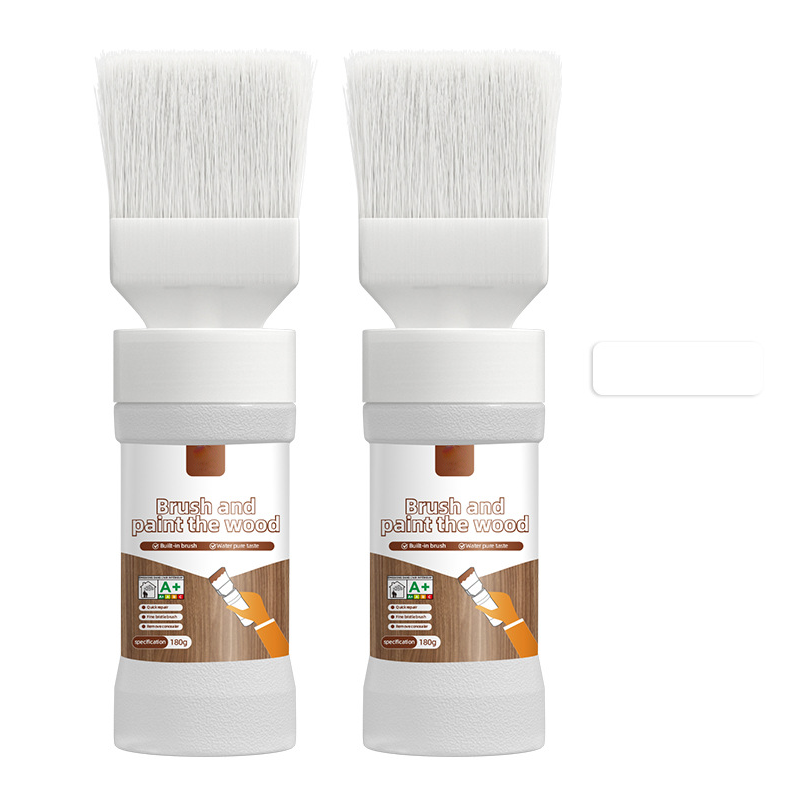 ⚡ 49% OFF FLASH SALE! 2-in-1 Wood Paint Brush – All-in-One, Water-Based, Easy Clean 🎨【Limited Time】