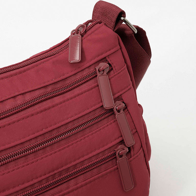 🔥HOT SALE👜✨Lightweight Nylon Multi-Pocket Crossbody Bag