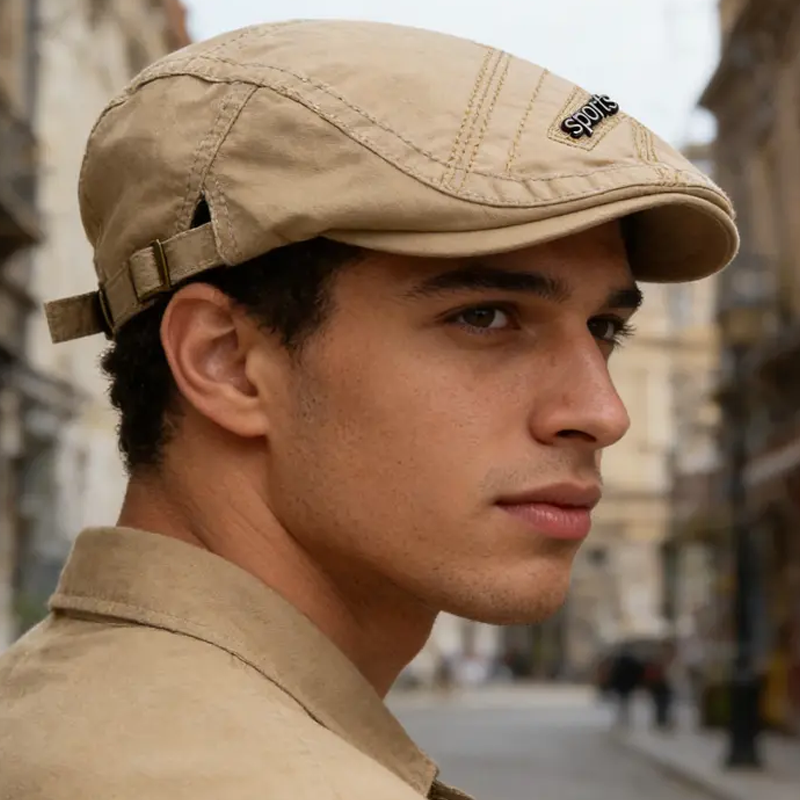 🧢 49% OFF NOW! 🌬️ All-Season Breathable Classic Flat Cap – Ivy Design, Adjustable Fit & Versatile Colors 💼