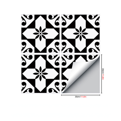 ⏳Limited-time 49% off⏰Waterproof & Non-Slip Floor Tile Stickers for Kitchen & Bathroom🛀