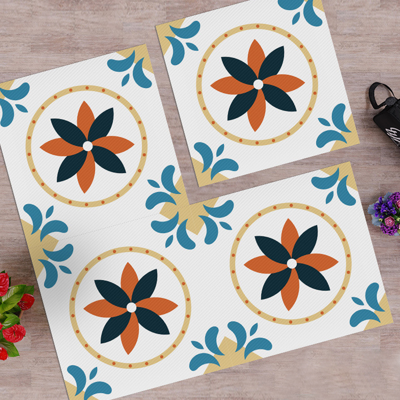 ⏳Limited-time 49% off⏰Waterproof & Non-Slip Floor Tile Stickers for Kitchen & Bathroom🛀
