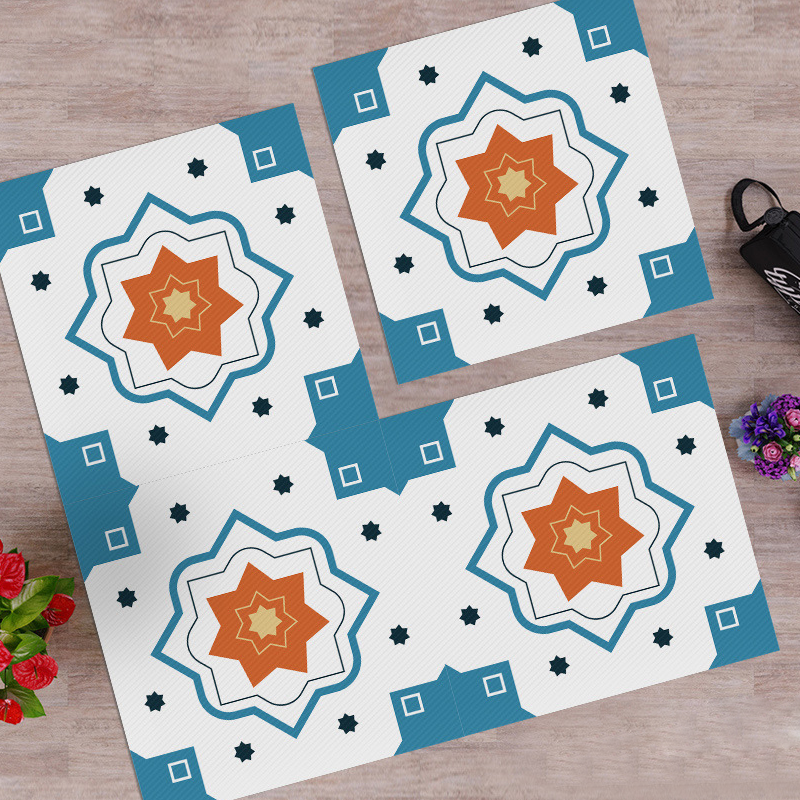 ⏳Limited-time 49% off⏰Waterproof & Non-Slip Floor Tile Stickers for Kitchen & Bathroom🛀
