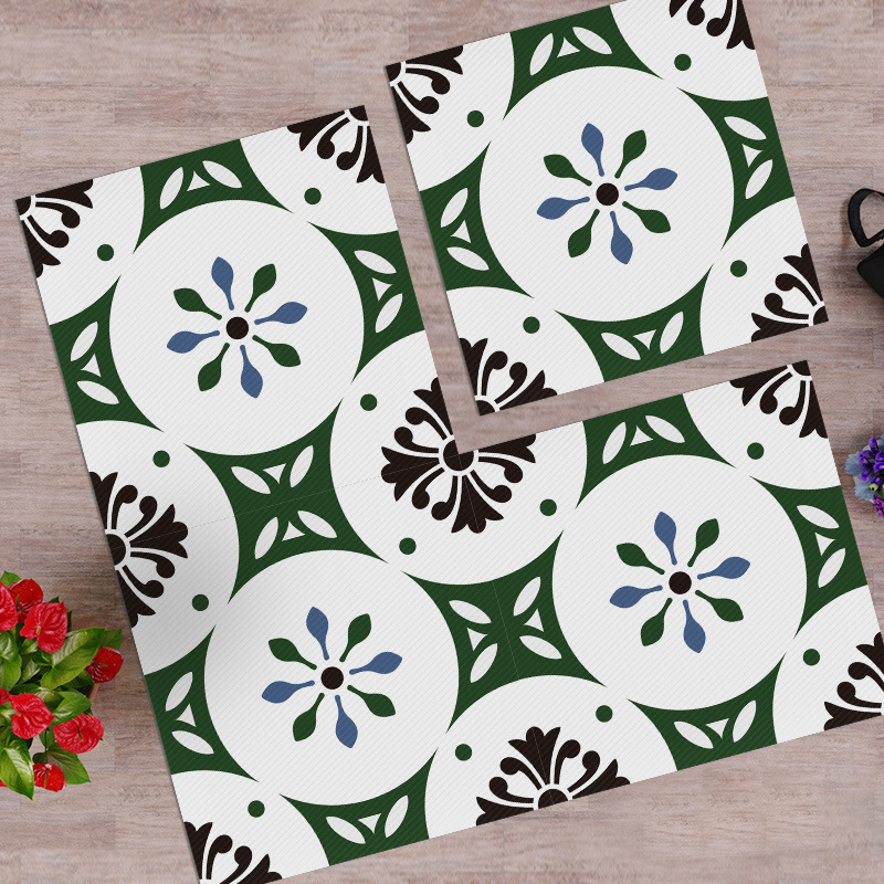 ⏳Limited-time 49% off⏰Waterproof & Non-Slip Floor Tile Stickers for Kitchen & Bathroom🛀