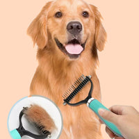 🐾 49% OFF NOW! 🧹 Double-Sided Self-Cleaning Pet Grooming Brush – Removes Loose Fur, Massages Skin & Reduces Shedding for Dogs & Cats 🐶