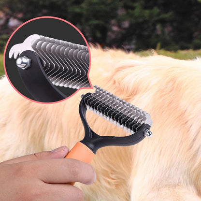 🐾 49% OFF NOW! 🧹 Double-Sided Self-Cleaning Pet Grooming Brush – Removes Loose Fur, Massages Skin & Reduces Shedding for Dogs & Cats 🐶