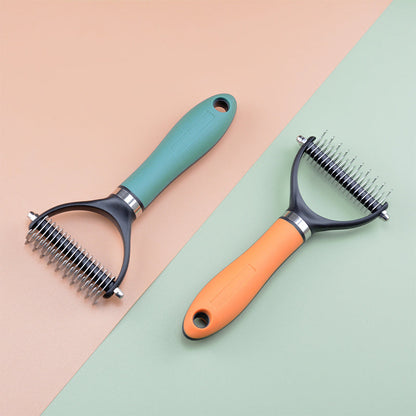 🐾 49% OFF NOW! 🧹 Double-Sided Self-Cleaning Pet Grooming Brush – Removes Loose Fur, Massages Skin & Reduces Shedding for Dogs & Cats 🐶