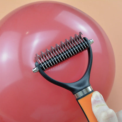 🐾 49% OFF NOW! 🧹 Double-Sided Self-Cleaning Pet Grooming Brush – Removes Loose Fur, Massages Skin & Reduces Shedding for Dogs & Cats 🐶