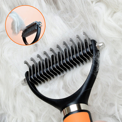 🐾 49% OFF NOW! 🧹 Double-Sided Self-Cleaning Pet Grooming Brush – Removes Loose Fur, Massages Skin & Reduces Shedding for Dogs & Cats 🐶