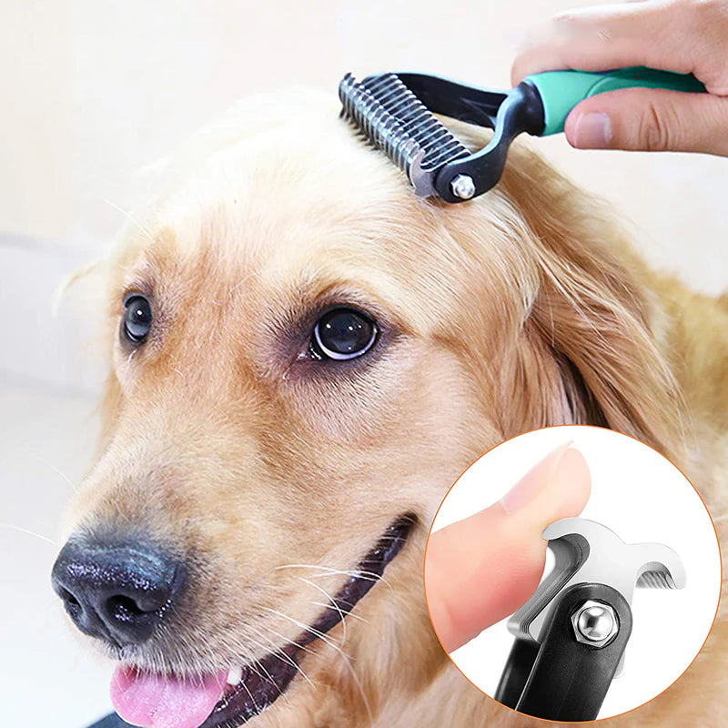 🐾 49% OFF NOW! 🧹 Double-Sided Self-Cleaning Pet Grooming Brush – Removes Loose Fur, Massages Skin & Reduces Shedding for Dogs & Cats 🐶
